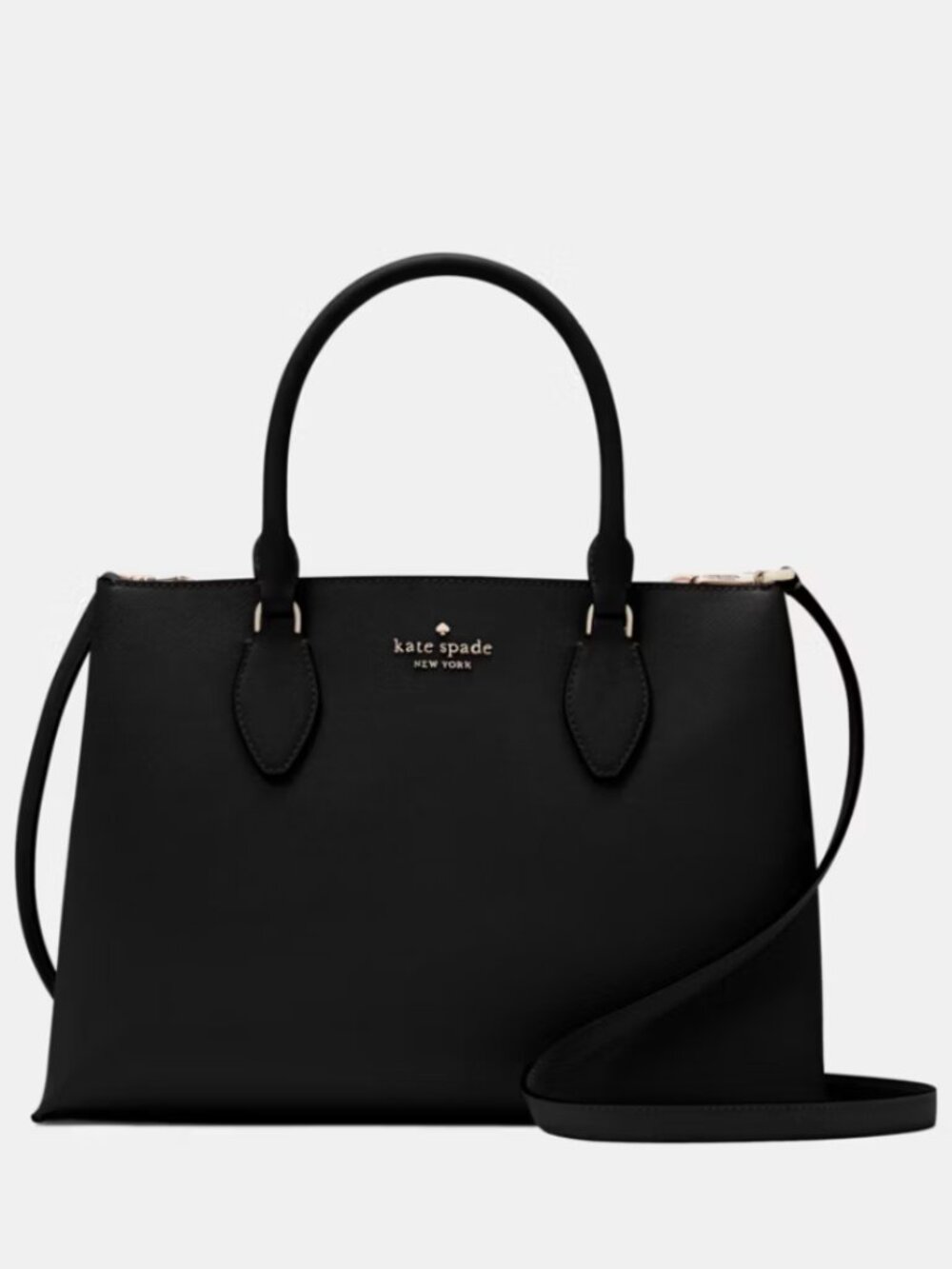 Kate Spade Rae Medium Satchel Black NWT